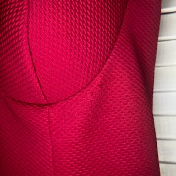 Material Girl Bustier Strapped Back Red Party Dress Size Medium - Picture 9 of 11